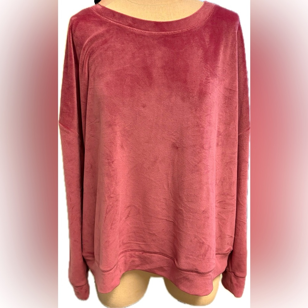 GAP Pink Velvet Sweatshirt